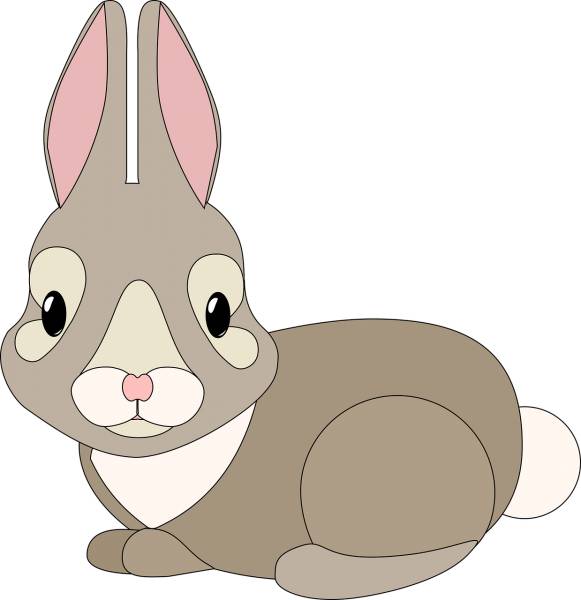 graphic bunny rebbit cute cuddly  svg vector cut file