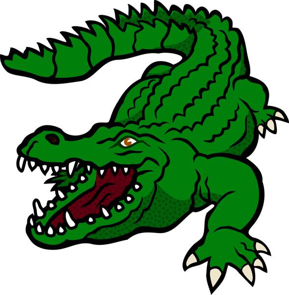 animal crocodile lizard crocodile  svg vector cut file