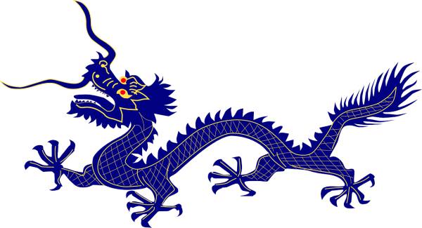 dragon purple chinese animal  svg vector cut file