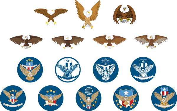 eagle logo icon animal design  svg vector cut file