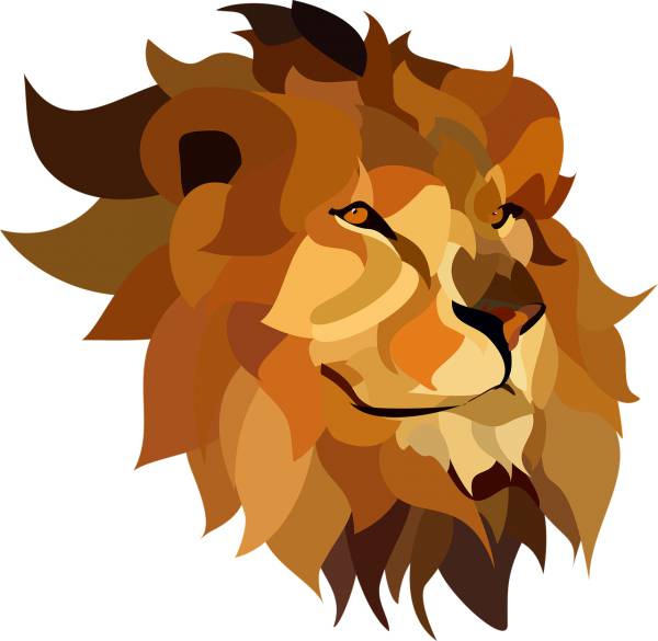 lion nature feline fauna  svg vector cut file