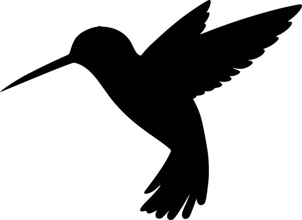 silhouette bird flying cut out  svg vector cut file